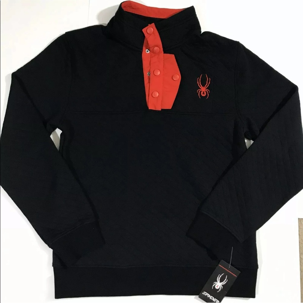 SPYDER Activewear 1/4 Button Pullover
